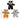 Kong Cat Softies Patchwork Bear Assorti