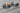 Trixie Be Nordic Voer / Waterbak Rvs / Rubber Zwart / Brons