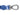 Morso Hondenriem Gerecycled Splash Blauw