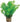 Zolux Ornament Pastic Plant Op Stenen Neutraal Assorti