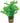 Zolux Ornament Pastic Plant Op Stenen Neutraal Assorti