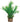 Zolux Ornament Pastic Plant Op Stenen Neutraal Assorti