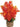 Zolux Ornament Pastic Plant Op Stenen Puntig Assorti