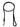 Rosewood Hondenriem Touw Zwart / Blauw