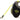 Flexi Rollijn Giant Tape Neon Zwart / Geel