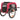 Trixie Hondenfietskar Zwart / Rood