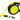 Flexi Rollijn New Classic Neon Tape Zwart / Geel