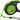 Flexi Rollijn New Classic Neon Tape Zwart / Groen