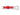 Morso Key Cord Sleutelhanger Gerecycled Lipstick Roze