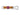 Morso Key Cord Sleutelhanger Gerecycled Jungle Drum Oranje