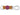 Morso Key Cord Sleutelhanger Gerecycled Jungle Drum Oranje