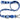 Morso Hondenriem Verstelbaar Gerecycled Splash Blauw