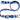 Morso Hondenriem Verstelbaar Gerecycled Splash Blauw