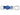 Morso Key Cord Sleutelhanger Gerecycled Splash Blauw