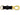 Morso Key Cord Sleutelhanger Gerecycled Gold Caviar Goud