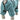 Trixie Badjas / Huisoverall Badstof Petrol