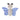 Battersea Crinkle Vlinder Blauw