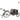 Trixie Hondenfietskat Grijs / Rood 80/145X75X86 Cm