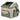 Trixie Fietsmand Voor Stuur Polyester Olijfgroen / Beige 48X34X40 Cm