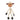 Trixie Schaap Touw Met Leer Bruin 42 Cm