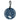 Zolux Poepzakhouder Haak Blauw 6X6X0,5 Cm