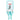Zolux Anah Nagelschaar Puppy Blauw / Wit 4,5X1,5X13,5 Cm