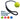 Happy Pet Tough Toys Floater Rubber Bal Touw Assorti - distak