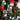 Tabby cat playing with rosewood cat wand toy striped penguin under Christmas tree at Distak