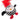 Striped penguin cat toy with red feather, plush wings and feet, Distak pet product